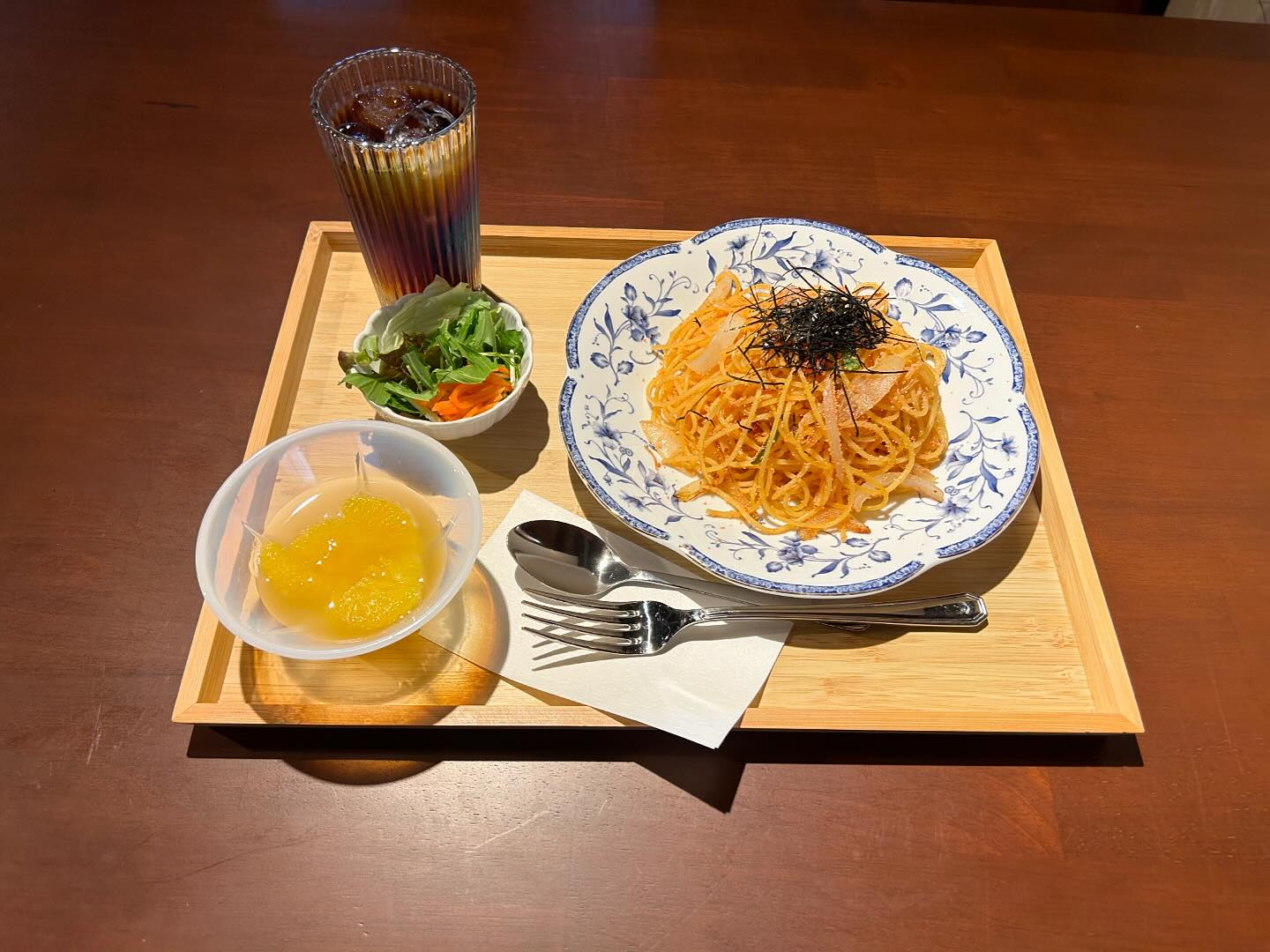 風のおとのパスタセットです。