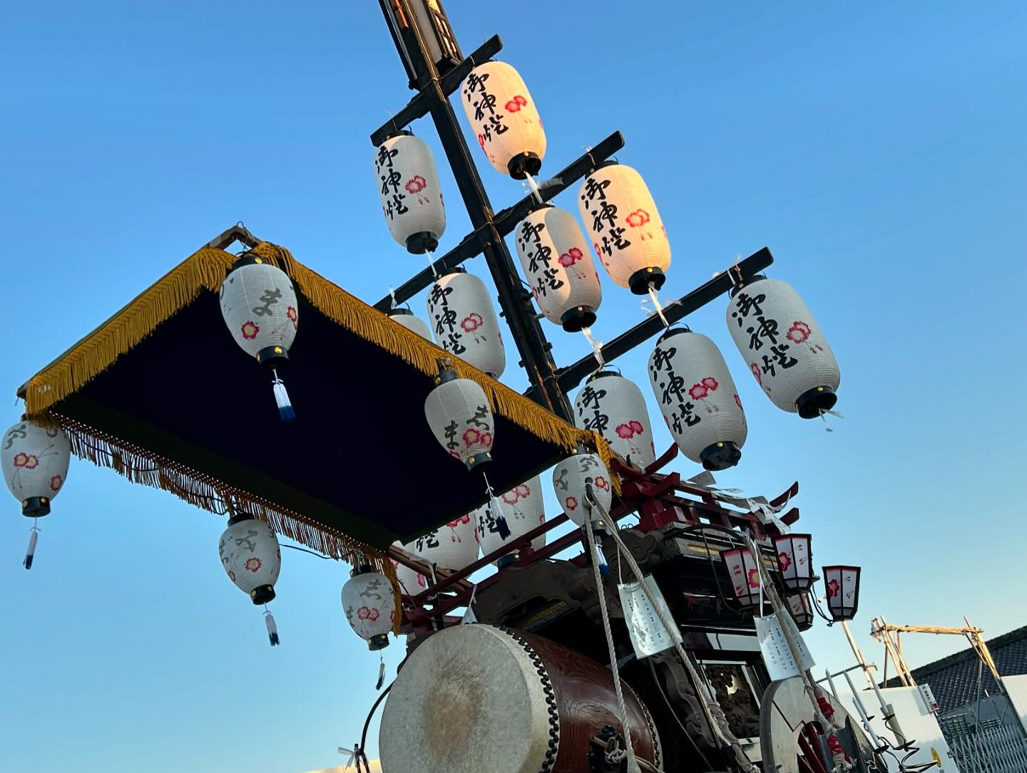 風のおとのある三重県木曽岬町近江島のお祭りです😊